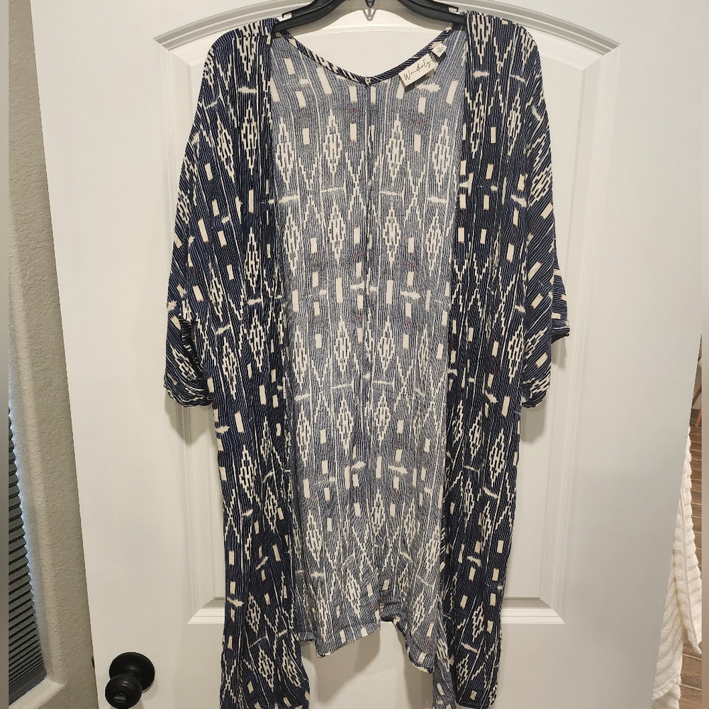 Cute open kimono layering piece
